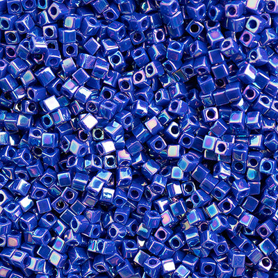 Miyuki Square Beads 1,8 mm - SQB0484 Opaque Cobalt Blue AB