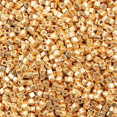 Miyuki Square Beads 1,8 mm - SQB1053 Yellow Gold Galvanized-Dyed