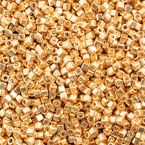 Miyuki Square Beads 1,8 mm - SQB1053 Yellow Gold Galvanized-Dyed