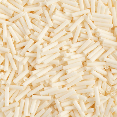 Miyuki Bugle Slender No.2 (6mm) - SLB2021 Opaque Cream Matte Glazed Luster
