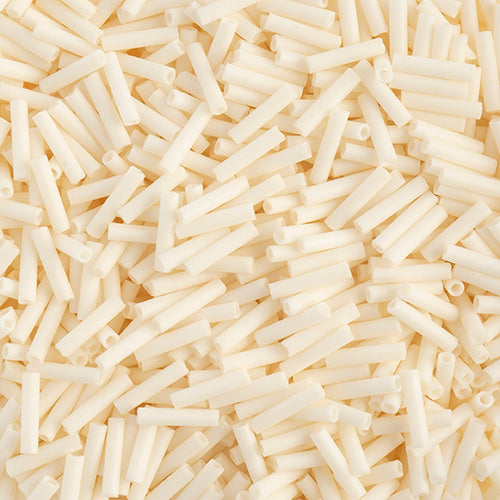 Miyuki Bugle Slender No.2 (6mm) - SLB2021 Opaque Cream Matte Glazed Luster