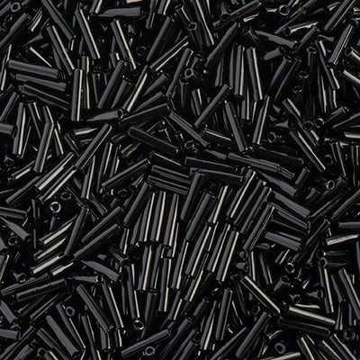 Miyuki Bugle Slender No.2 (6mm) - SLB0401 Opaque Black