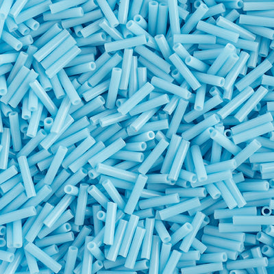 Miyuki Bugle Slender No.2 (6mm) - SLB0413 Opaque Light Blue