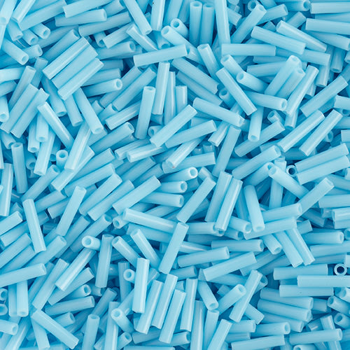 Miyuki Bugle Slender No.2 (6mm) - SLB0413 Opaque Light Blue