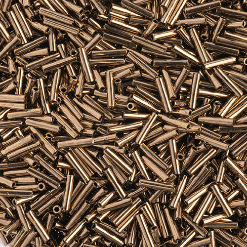 Miyuki Bugle Slender No.2 (6mm) - SLB0457 Opaque Bronze Metallic