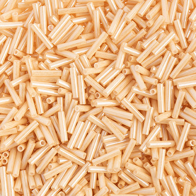 Miyuki Bugle Slender No.2 (6mm) - SLB0593 Opaque Light Caramel Ceylon