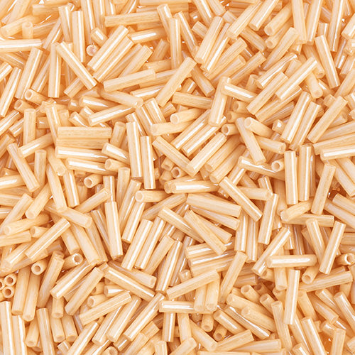 Miyuki Bugle Slender No.2 (6mm) - SLB0593 Opaque Light Caramel Ceylon