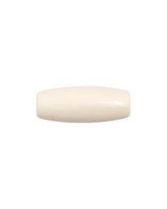 100 pcs - Acrylic Hairbone Pipe - Natural White