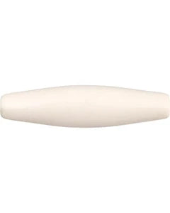 100 pcs - Acrylic Hairbone Pipe - Natural White