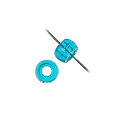 6mm - Plastic Mini Crow Beads Transparent (1000 un)