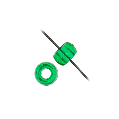 6mm - Plastic Mini Crow Beads Transparent (1000 un)