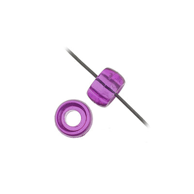 6mm - Plastic Mini Crow Beads Transparent (1000 un)