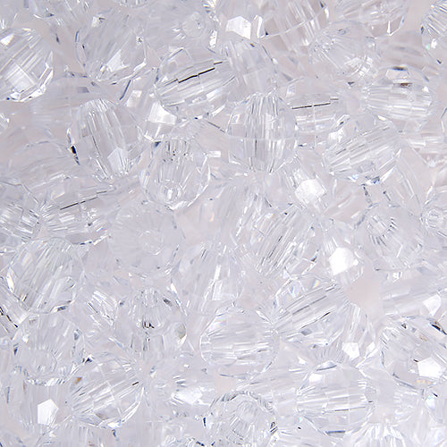 6mm - Perle à facettes en acrylique • 1000 pcs