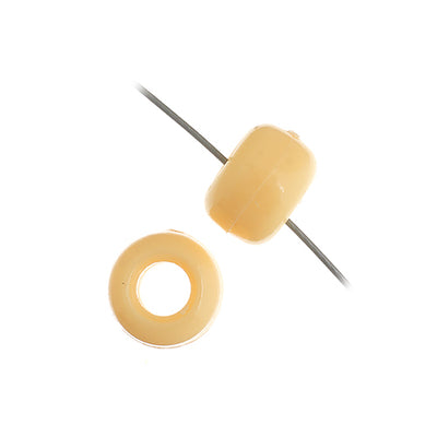 9mm - Plastic Crow Beads Opaque (1000pcs)