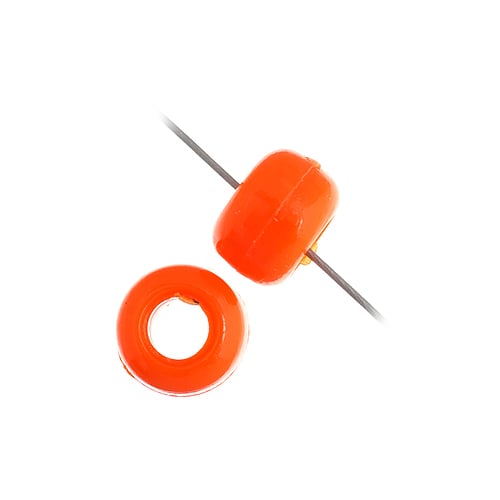 9mm - Plastic Crow Beads Opaque (1000pcs)
