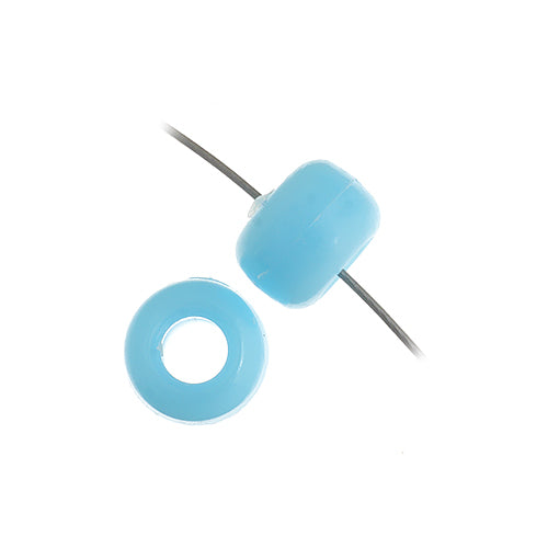 9mm - Plastic Crow Beads Opaque (1000pcs)