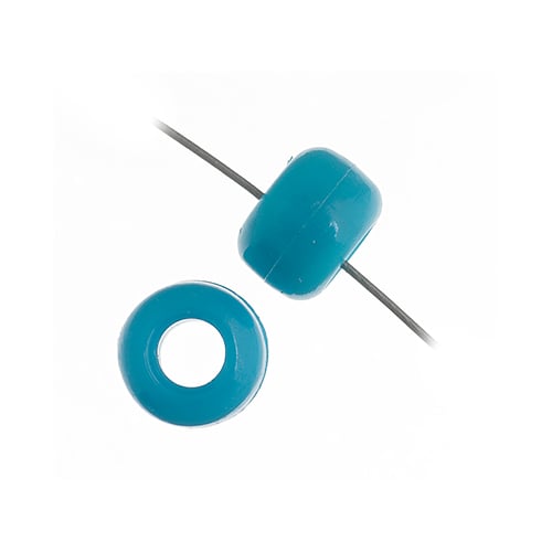 9mm - Plastic Crow Beads Opaque (1000pcs)