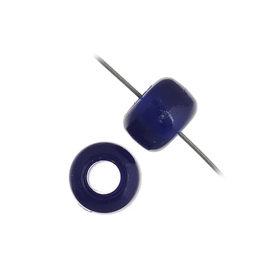 9mm - Plastic Crow Beads Opaque (1000pcs)