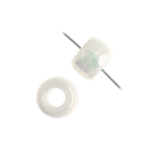 9mm - Plastic Crow Beads Opaque (1000pcs)