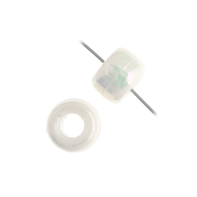 9mm - Plastic Crow Beads Opaque (1000pcs)
