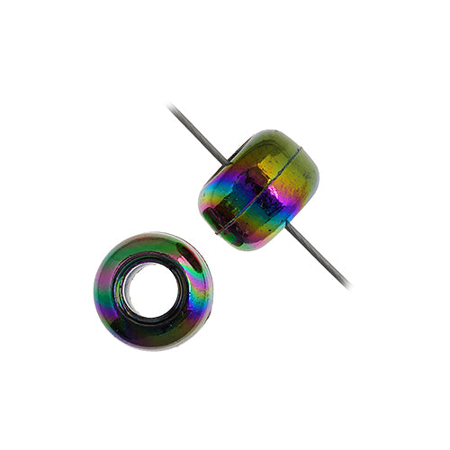 9mm - Plastic Crow Beads Opaque (1000pcs)