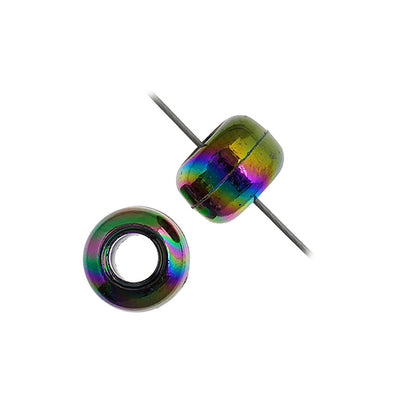 9mm - Plastic Crow Beads Opaque (1000pcs)
