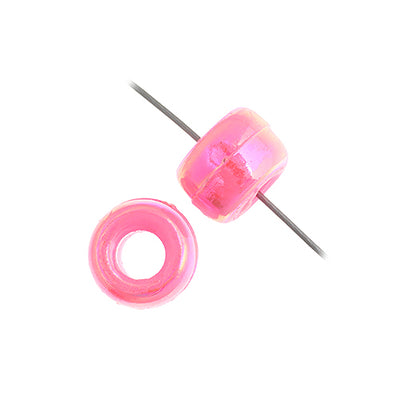9mm - Plastic Crow Beads Opaque (1000pcs)