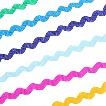 Ruban Zig Zag 10 mm / 100% Polyester