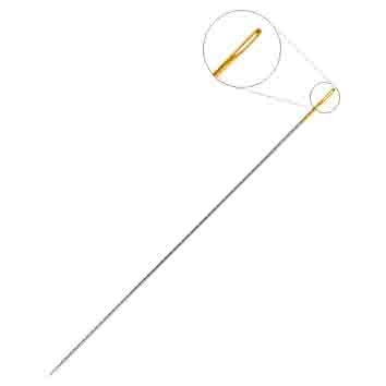 No. 10 - 25 pcs - Beading needles · long or short