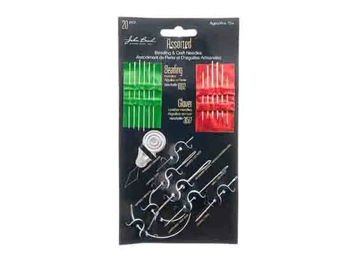 Assorted beading and craft needles