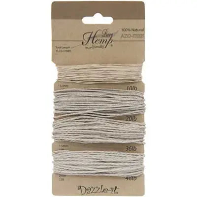 Hemp cord - 4 sizes - 31.7 m