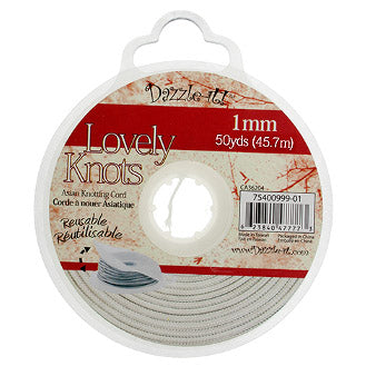 1 mm - Chinese knotted nylon cord - Various colors · 50 vg