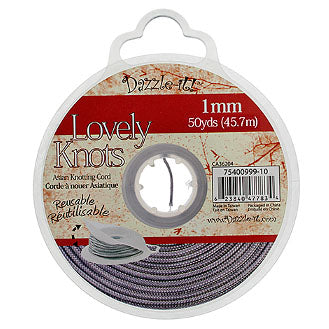 1 mm - Chinese knotted nylon cord - Various colors · 50 vg