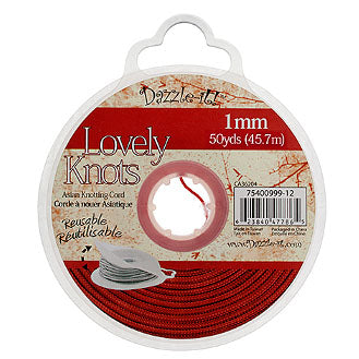 1 mm - Chinese knotted nylon cord - Various colors · 50 vg