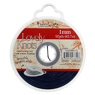 1 mm - Chinese knotted nylon cord - Various colors · 50 vg