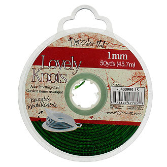 1 mm - Chinese knotted nylon cord - Various colors · 50 vg