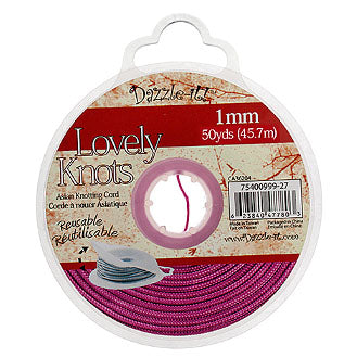 1 mm - Chinese knotted nylon cord - Various colors · 50 vg