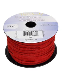 2.7mm - Faux Suede Lacing - 50m