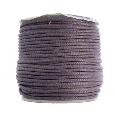 1 mm - Cordon de coton ciré · Couleurs variées · 25 m