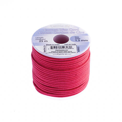 1,5mm - Cotton Wax Cord · 25m