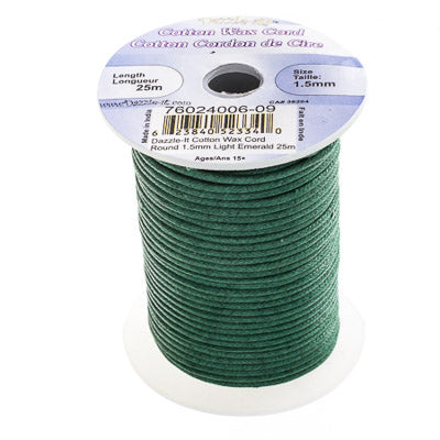 1,5mm - Cotton Wax Cord · 25m