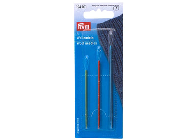 Aiguilles à laine - aluminium anodisé avec œillet en nylon flexible (3pcs)