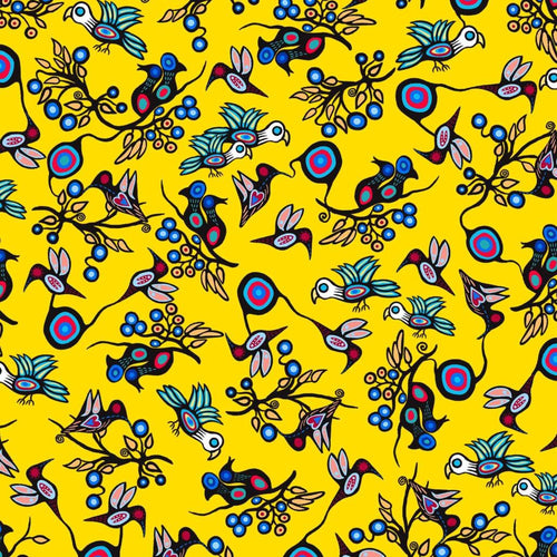 Harmonie de la Grande Rivière CJH0002 - Jaune Tissu 100% coton designer