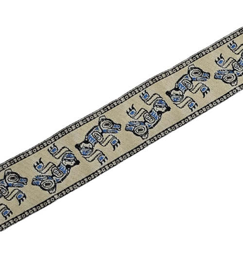 Bear Haïdas Jacquard Braid 25mm / 100% Polyester