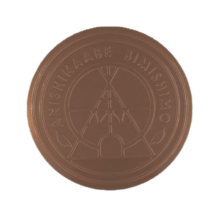 Child Jingle lids/Anishnaabe Bimishimo / Made in Canada (100 pcs)