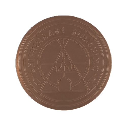 Jingle lids enfant/Anishinaabe Bimishimo / fabriqué Canada (100 pcs)