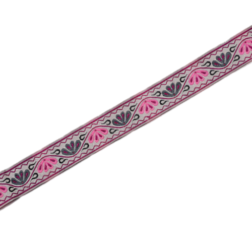 25 mm - Jacquard Tressé courbe Algonquienne