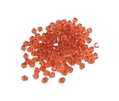 4x4 mm - Preciosa® - Crystal beads ''Machine Cut'' / ≈144pcs