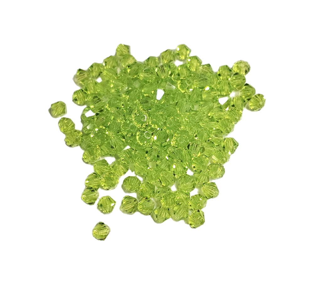 4x4 mm - Preciosa® - Crystal beads ''Machine Cut'' / ≈144pcs