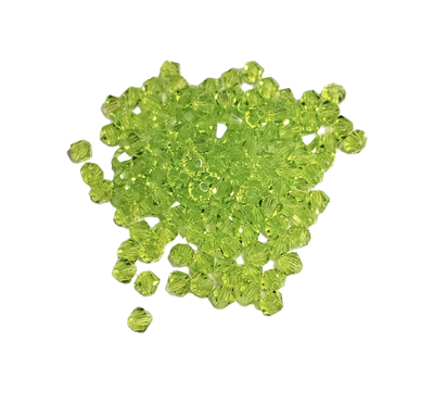 4x4 mm - Preciosa® - Crystal beads ''Machine Cut'' / ≈144pcs